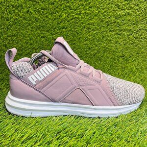 Puma Zenvo Womens Size 11 Purple White Outdoor Running Walking Shoes Sneakers
